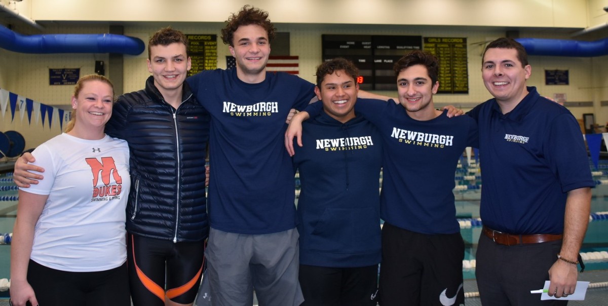 Nfa Boys Varsity Swim Team Recognizes Seniors Newburgh Free Academy